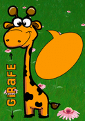 La girafe souriante &agrave; compl&eacute;ter